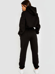 Los Angeles Cropped Hoodie & Jogger Fleece Co-ord