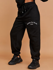 Embroidered Atelier De Mode Hooded Fleece Co-ord