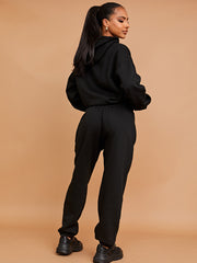 Embroidered Atelier De Mode Hooded Fleece Co-ord