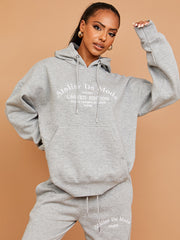 Embroidered Atelier De Mode Hooded Fleece Co-ord