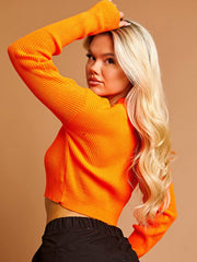 Knitted Cropped Cardigan