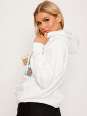 Mon Cheri Paris grafisch flüchteter Hoodie