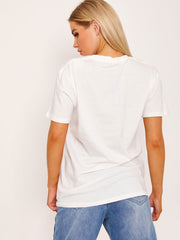 Verspreid Peace Graphic Drukt T-shirt