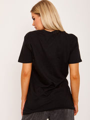 Verspreid Peace Graphic Drukt T-shirt