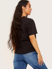 Oui Mon Cheri Grafik gedrucktes T-Shirt