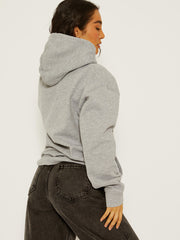 Sudadera con capucha de impresión gráfica de Mademoiselle