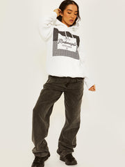 Sudadera con capucha de impresión gráfica de Mademoiselle