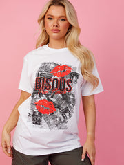 Bisous Carte Postale Graphic T-Shirt