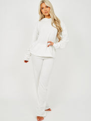 Towelling Hooded Top & Trouser Co-ord
