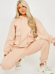Utility Pocket Hooded Top & Trouser Fleece Co-ord
