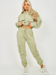 Utility Pocket Hooded Top & Trouser Fleece Co-ord