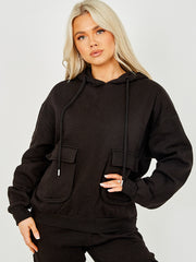 Utility Pocket Hooded Top & Trouser Fleece Co-ord