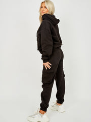 Utility Pocket Hooded Top & Trouser Fleece Co-ord