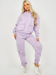 Utility Pocket Hooded Top & Trouser Fleece Co-ord