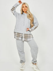 Check Detail Fleece Co-ord