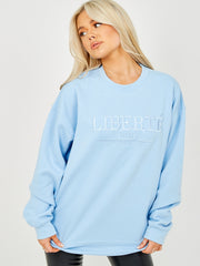 Gestickter Liberte Sweatshirt -Jumper