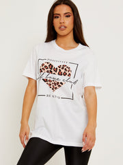 Self Love Club Heart Graphic Printed T-Shirt