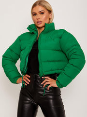 New Cropped Puffer Jacket