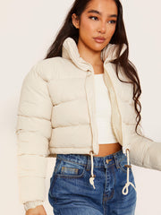 New Cropped Puffer Jacket
