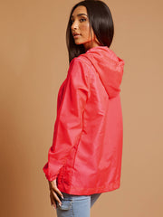Oversized Hooded Festival Rain Jacket