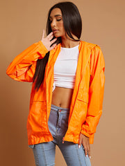 Oversized Hooded Festival Rain Jacket