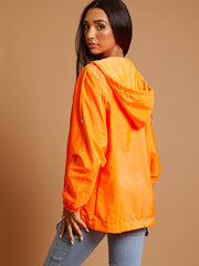 Oversized Hooded Festival Rain Jacket