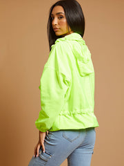 High Neck Hooded Festival Jacket