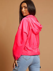 High Neck Hooded Festival Jacket
