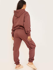 Utility Pocket Hooded Top & Trouser Fleece Co-ord
