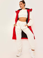 Longline Padded Hooded Gilet