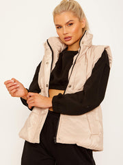 Front Panel Straight Line Gilet