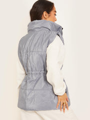 Front Panel Straight Line Gilet