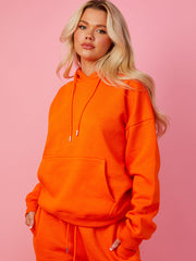 Oversized hoodie en jogger fleeced coöperatie