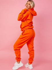 Oversized hoodie en jogger fleeced coöperatie