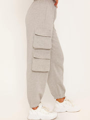 Fleeced Crop Top & Cargo Jogger Co-ord