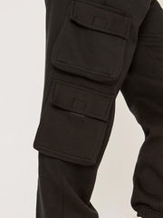 Fleeced Crop Top & Cargo Jogger Co-ord