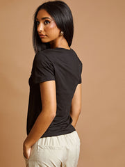 Sequin Teddy Applique T-Shirt