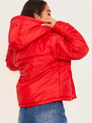 Hooded Dual Pocket Puffer Jacket