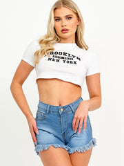 Brooklyn Printed Crop Top