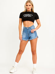 Brooklyn Printed Crop Top