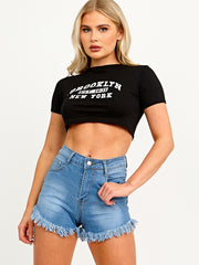 Brooklyn Printed Crop Top