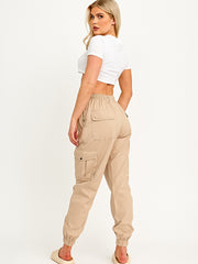 Twill Fabric Cargo Trousers