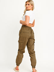 Twill Fabric Cargo Trousers