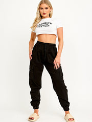 Twill Fabric Cargo Trousers