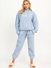 Embroidered Atelier De Mode Hooded Fleece Co-ord