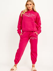 Embroidered Atelier De Mode Hooded Fleece Co-ord