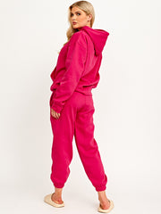 Embroidered California Hooded Fleece Co-ord