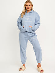 Embroidered California Hooded Fleece Co-ord
