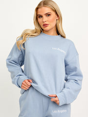Embroidered Los Angeles Fleece Co-ord