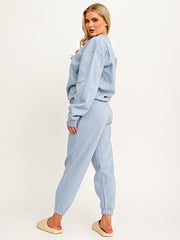 Embroidered Los Angeles Fleece Co-ord